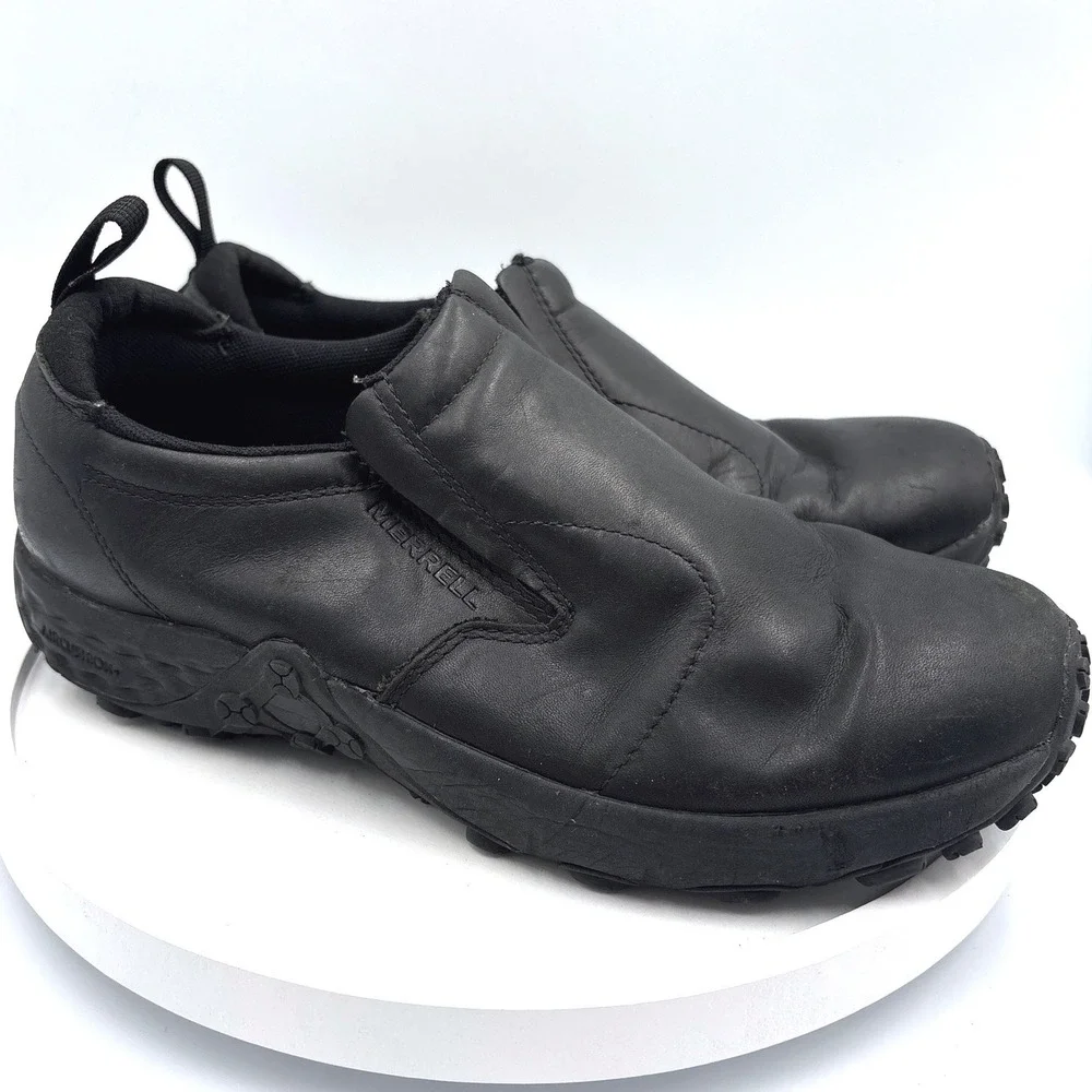 Merrell Jungle Moc Pro Grip 8.5 Black Gorpcore Workwear Slip Resistant J45361